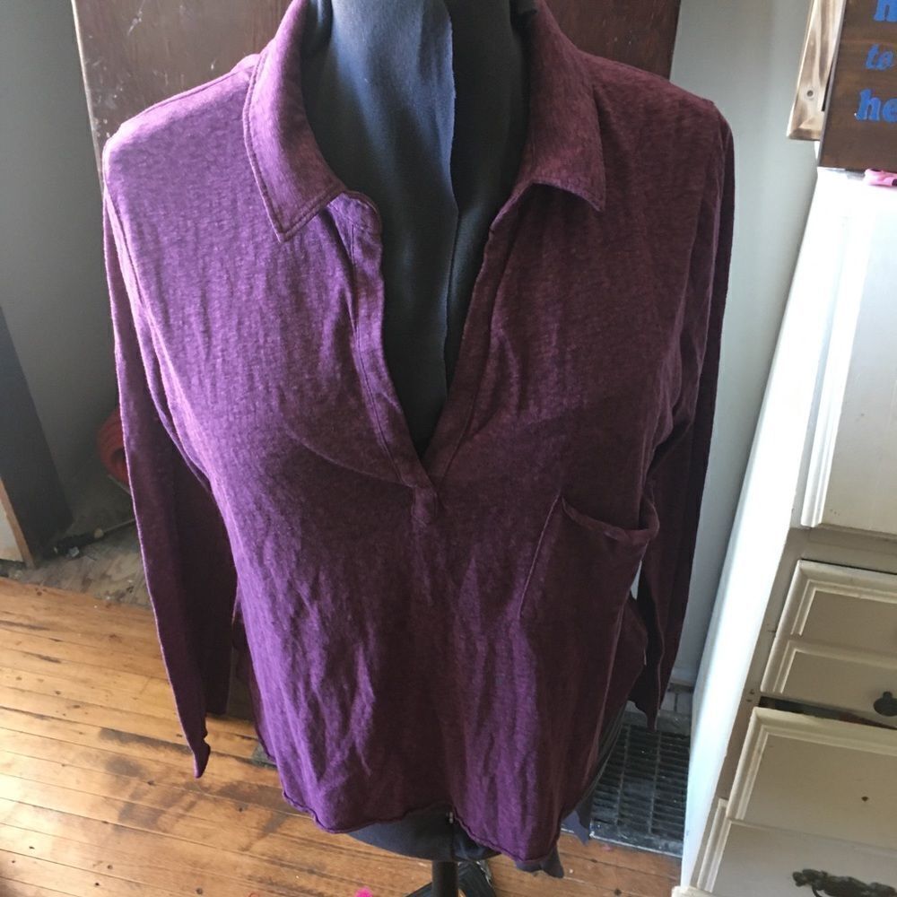 Victoria’s Secret collared long sleeve shirt